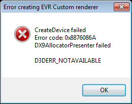 D3derr notavailable как исправить windows 7