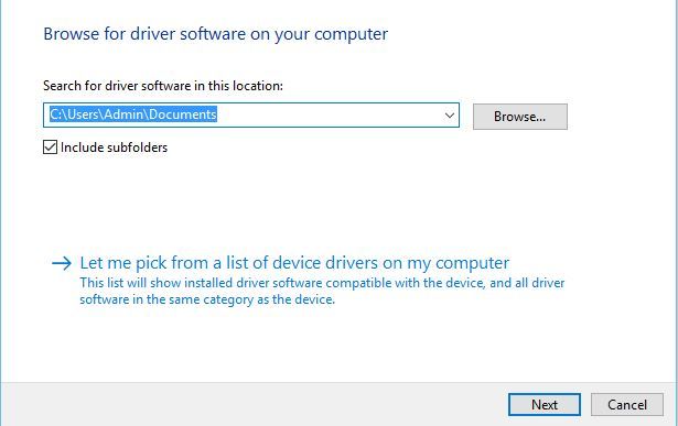 Installing USB MTP device driver4