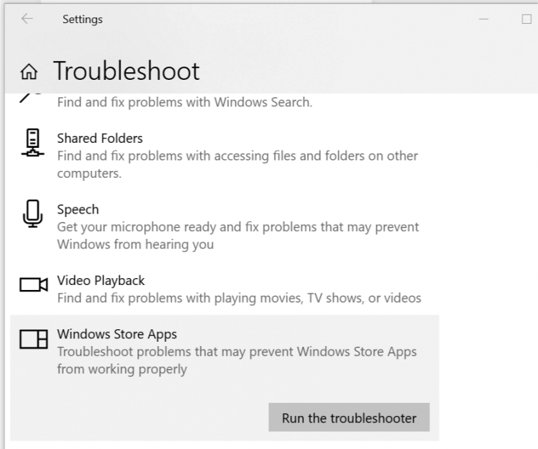 XBOX - Run your Windows Store Troubleshooter - Step 1 to 4